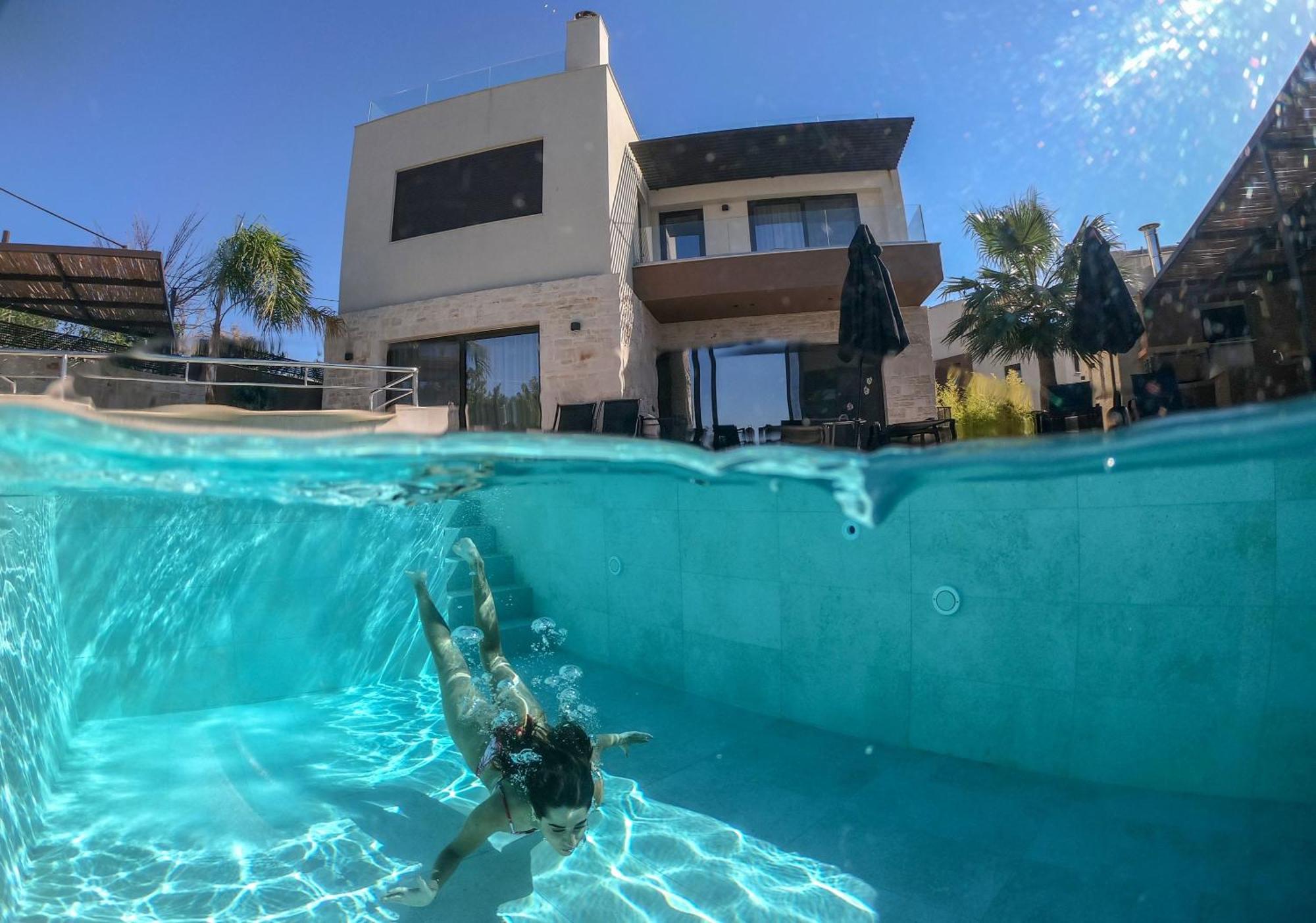 Almi-Cove Hilltop Villas Almyrida  Exterior photo