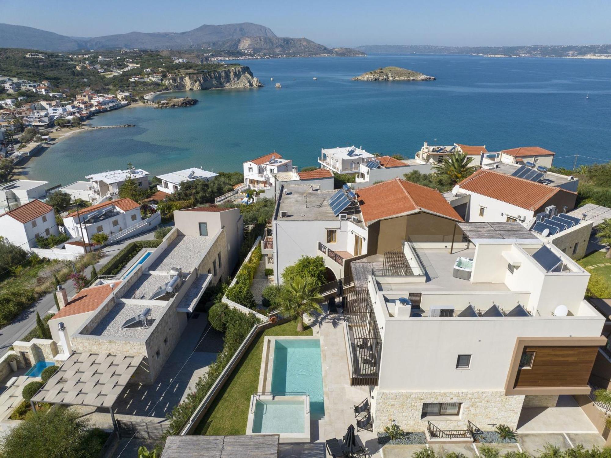 Almi-Cove Hilltop Villas Almyrida  Exterior photo